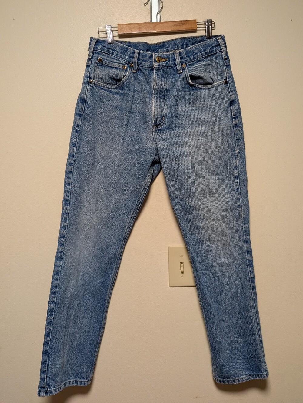 Carhartt Light Wash Straight Leg Jeans Women’s Approx Size 30 Workwear Y2K